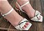 SANDÁLIA COURO 398418 OFF WHITE / PRETO/ CARAMELO TEXTURIZADO - Imagem 8