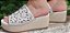 TAMANCO ANABELA COURO 994083 BRANCO LASER FLORES - Imagem 6