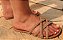 CHINELO 100113 CARAMELO METALIZADO / PEDRAS CRISTAL  DOURADAS - Imagem 6