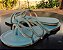 CHINELO 100222  AZUL METALIZADO / PEDRAS CRISTAL AZUL - Imagem 4