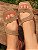 CHINELO 100194 CARAMELO METALIZADO / PEDRAS CRISTAL - Imagem 2