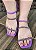 RASTEIRA 26188 VIOLETA / PEDRAS CRISTAL ONIX - Imagem 2