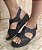 SANDÁLIA CONFORT 395236 PRETO SUPER LEVE COM PALMILHA ACOLCHOADA - Imagem 6