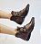 BOTA COURO 58112 CHOCOLATE / PLISSADA E DETALHE COM ZIPER / ESTILO E CHARME - Imagem 5