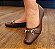 SAPATILHA 14672 MARROM / DETALHE EM COSTURA OFF WHITE E FIVELA DOURADA - Imagem 5