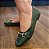SAPATILHA 14672 VERDE / DETALHE EM COSTURA OFF WHITE E FIVELA DOURADA - Imagem 3