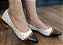 SAPATILHA CONFORTO 745562 BRANCO / DETALHE EM CHOCOLATE - Imagem 5