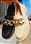 MOCASSIM 14713 PRETO TEXTURIZADO / CORRENTE DOURADA - Imagem 10