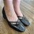 SCARPIN COURO 81383 PRETO / PRETO TEXTURIZADO - Imagem 2
