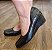 SCARPIN ANABELA  COURO 402910 PRETO / PRETO TEXTURIZADO - Imagem 6