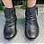 BOTA COURO 58112 PRETO / PLISSADA E DETALHE COM ZIPER / ESTILO E CHARME - Imagem 11