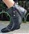 BOTA COURO 58112 PRETO / PLISSADA E DETALHE COM ZIPER / ESTILO E CHARME - Imagem 10