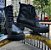 BOTA COURO 50271 PRETO / CADARÇO E ZIPER / SOLADO TRATORADO - Imagem 4