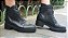 BOTA COURO 50271 PRETO / CADARÇO E ZIPER / SOLADO TRATORADO - Imagem 3