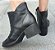 BOTA COURO 50720 PRETO / DETALHE EM DOBRAS - Imagem 3
