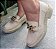 MOCASSIM 14713 AREIA TEXTURIZADO / CORRENTE DOURADA / CHARME E ESTILO PARA SEU DIA - Imagem 7