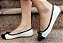 SAPATILHA 18355 OFF WHITE / PRETO VERNIZ - Imagem 1