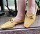 LOAFER EM COURO 79993 MOSTARDA / FIVELA DOURADA - Imagem 1