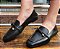 LOAFER EM COURO 79997 PRETO - Imagem 1