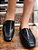LOAFER EM COURO 79992 PRETO TEXTURIZADO - Imagem 7