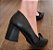 SCARPIN 1130 PRETO / SALTO BLOCO / CLASSE NO SEU DIA A DIA - Imagem 8