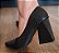 SCARPIN 1851 PRETO TEXTURIZADO / SALTO BLOCO / ESTILO EM QUALQUER LOOK - Imagem 3