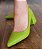SCARPIN COURO 22541 VERDE / SALTO FORRADO EM COURO - Imagem 7
