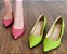 SCARPIN COURO 22541 VERDE / SALTO FORRADO EM COURO - Imagem 6