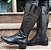 BOTA COURO 35012 PRETO - Imagem 6