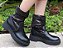 BOTA 14707 PRETO / TECIDO SANFONADO TEXTURIZADO - Imagem 9