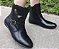 BOTA COURO 868 PRETO / PÊLO PRETO INTERNO COM VIRA / PODE SER USADA EM DOIS MODELOS TOTAL LISO E O VIRA COM COM DETALHE EM PÊLO / UM ARRASO - Imagem 10