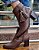 BOTA CONFORTO EM  COURO 3380 CHOCOLATE - Imagem 1