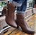 BOTA CONFORTO EM  COURO 3380 CHOCOLATE - Imagem 3