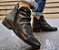 BOTA COURO 679 PRETO / PLISSADA UM DETALHE COM MUITO ESTILO - Imagem 3
