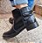 BOTA COURO 12800 PRETO / TRASEIRA COM DETALHE EM AMARRAÇÃO - Imagem 4