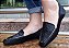 LOAFER COURO PÊLO 79989 PRETO TEXTURIZADO - Imagem 1