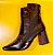 BOTA COURO 41379 PRETO / COM SALTO BLOCO E BICO FINO DANDO CONFORTO E ELEGÂNCIA NO SEU LOOK - Imagem 1