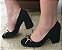 SCARPIN SUEDE 504008 PRETO - Imagem 7