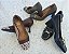 SCARPIN 532002 MARROM / OFF WHITE TEXTURIZADO - Imagem 5
