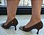 SCARPIN 532002 MARROM / OFF WHITE TEXTURIZADO - Imagem 4