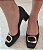 SCARPIN 47002 PRETO / DETALHE DOURADO / CONFORTO E PRATICIDADE PARA O SEU DIA - Imagem 8