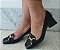 SCARPIN 46002 PRETO / OFF WHITE - Imagem 1