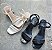 SANDÁLIA QUE VIRA  TAMANCO 2602 OFF WHITE / PEDRAS CRISTAL - Imagem 5