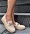 MOCASSIM 815019 NUDE PEROLA / ACABAMENTO EM JUTA / TEXTURIZADO COM FIVELA DOURADA - Imagem 8