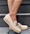 MOCASSIM 815019 NUDE PEROLA / ACABAMENTO EM JUTA / TEXTURIZADO COM FIVELA DOURADA - Imagem 2