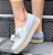 MOCASSIM 815019 JEANS CLARO / ACABAMENTO EM JUTA / FIVELA DOURADA - Imagem 9