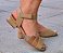 SANDÁLIA EM COURO 391734 NUDE / COM TONS TERROSOS / COMBINAÇÃO PERFEITA COM QUALQUER LOOK - Imagem 3