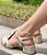 SANDÁLIA EM COURO 415929 OFF WHITE / CHOCOLATE - Imagem 8