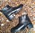 BOTA EM COURO 703 PRETO / SOLADO TRATORADO - Imagem 4