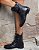 BOTA EM COURO 1004 PRETO / CANO MÉDIO - Imagem 1